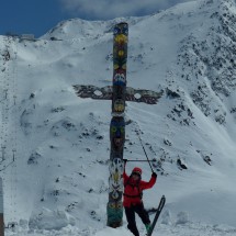Skiing in the Alps beginning of May 2016 - Schnalstal in South Tirol, Italy